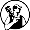 Slab Leak Plumber Logo